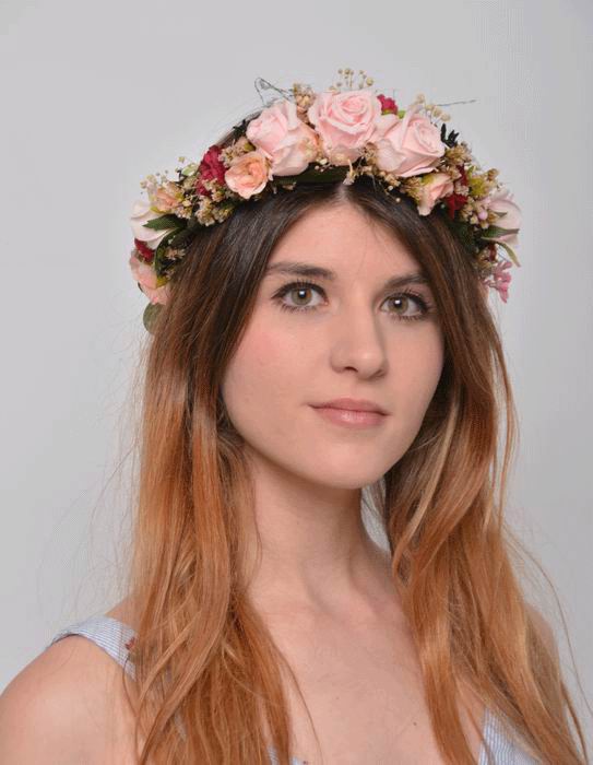 Floral Crown Adele. Preserved Flowers Boho Chic