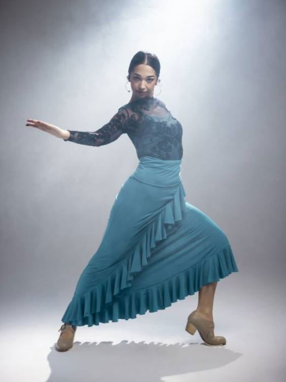 Falda para Baile Flamenco Valoria. Davedans