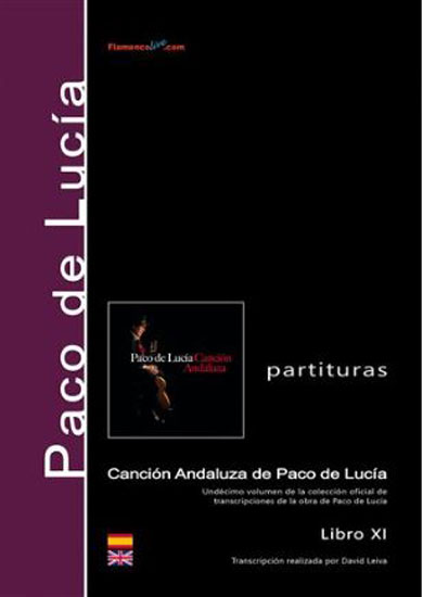Chanson Andalouse. Paco de Lucía. Partition