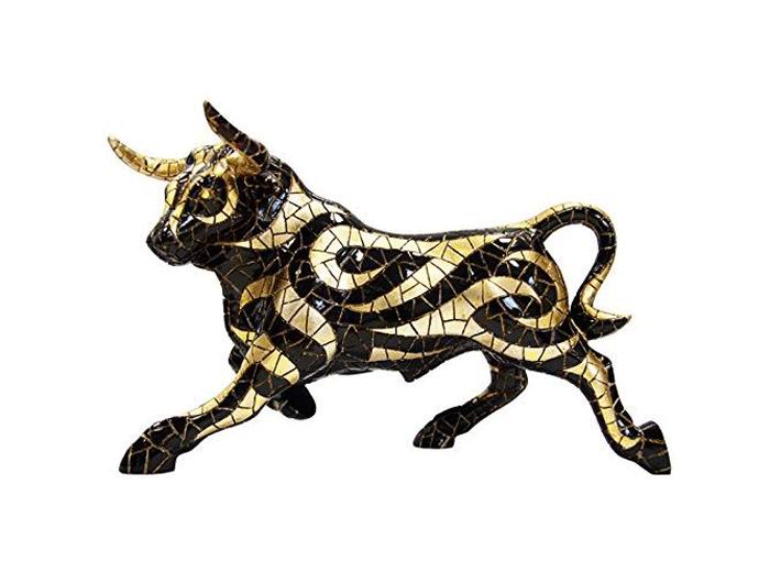 Black and Gold Bull. Barcino Carnival Collection. 60cm