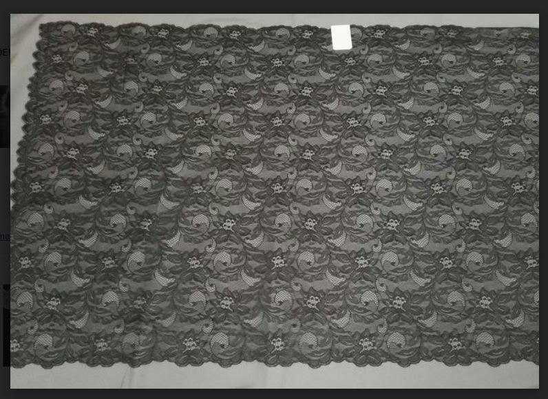 Black Spanish Veil (Shawl) ref.O31F45NG. Measurements: 120x240 cm