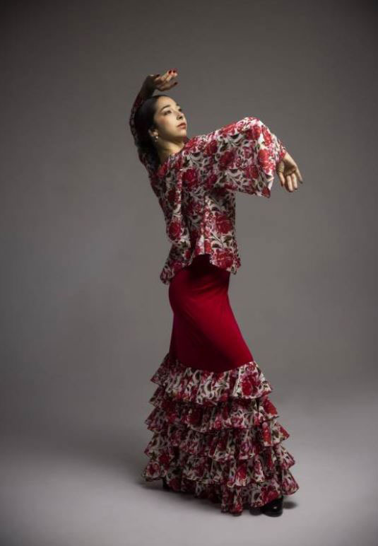 Falda para Baile Flamenco Zagra. Davedans