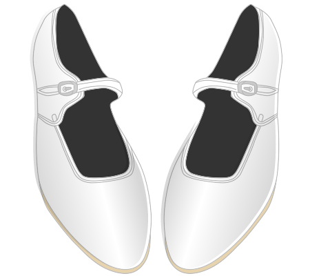 Base frontal zapato