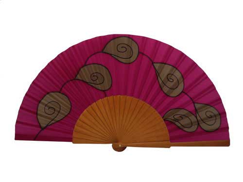 Hand painted Silk Fan  - A9