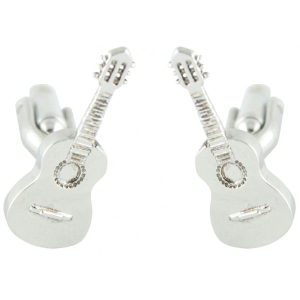 Boutons de Manchette Guitare Espagnole 3D