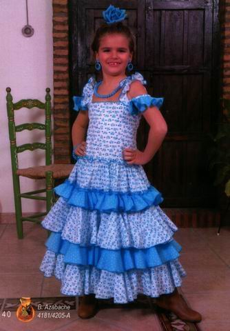 Rociera costume for children mod. Azabache