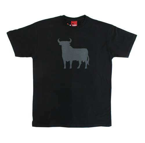 Black T-shirt with the Osborne Bull.