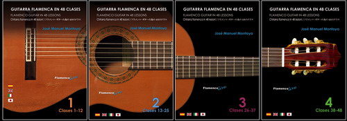 ＤＶＤ教材ブック付き　Guitarra Flamenca en 48 clases por Jose Manuel Montoya
