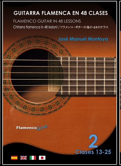 ＤＶＤ教材ブック付き　Guitarra Flamenca en 48 clases. Vol. 2　Jose Manuel Montoya