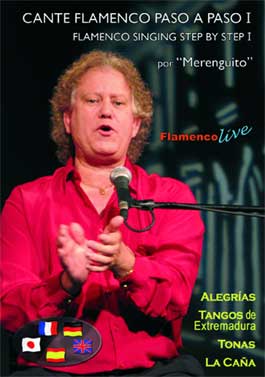 Flamenco singing step by step of Alegrías by Merenguito. Dvd