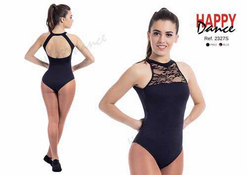 Justaucorps sans manches en blonde avec soutien-gorge Happy Dance. Ref. 2327