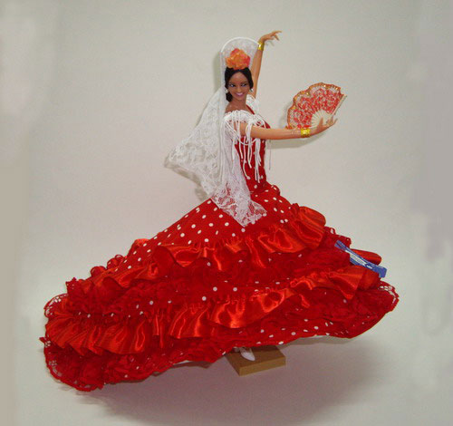 Muñeca Flamenca mod. Nerja. 34cm