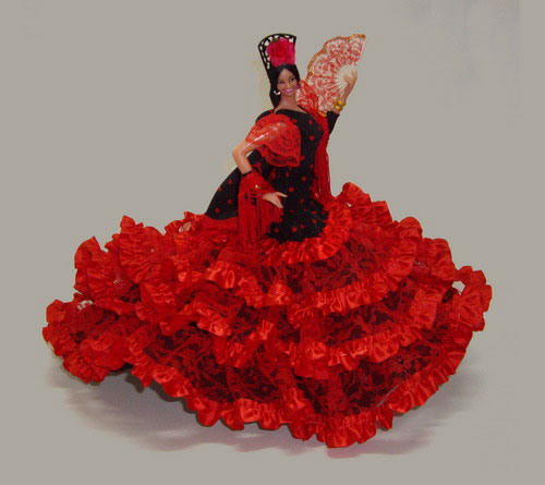 Muñeca Flamenca de Marin. Mod. Esperanza. 25cm