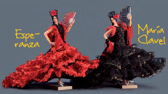 Muñecas Flamencas de España - 34 cm