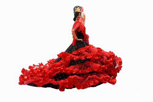 Poupée Flamenco Marín. 34 cm