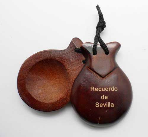 Personalized castanets with laser engraving