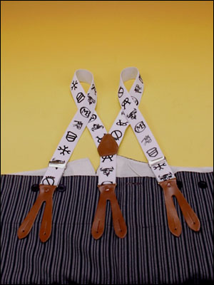Suspenders with Cattle design for Men