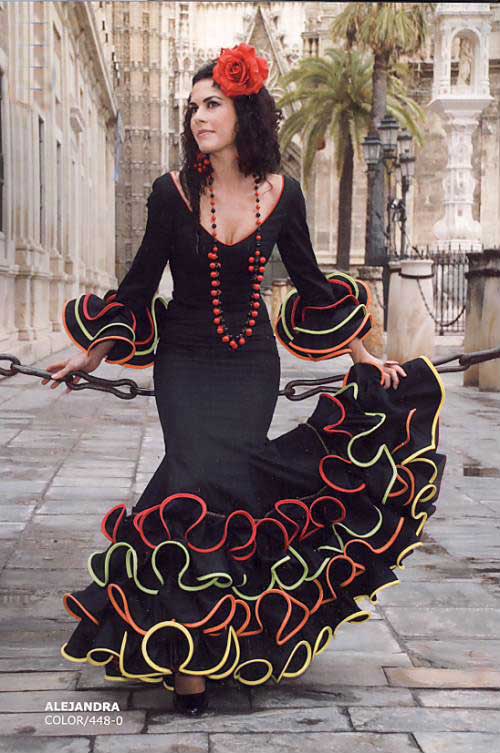 Trajes de Flamenco. Modelo Alejandra