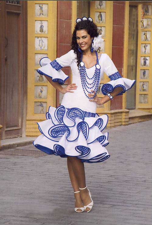 Flamenco dress. Epoca