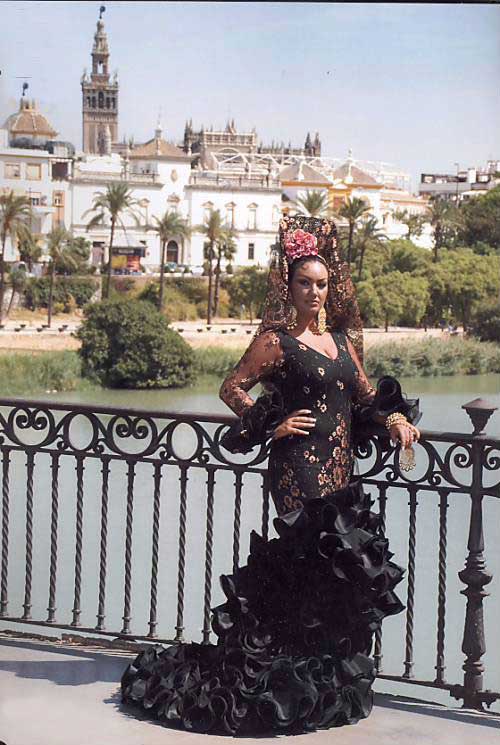 Robes flamenco pour dames. Habanera