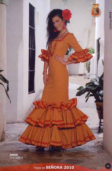 Flamenca outfit model Amor 2010