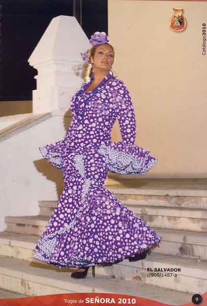 Flamenca outfit model El Salvador 2010