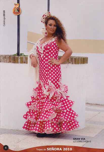 Flamenca outfit model Gran Via 2010