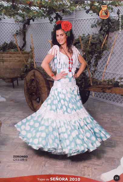Costume de flamenca modèle Zorongo 2010