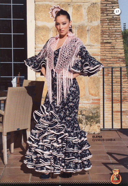 Robes flamenco pour dames. Elena