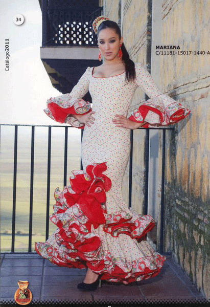Robes flamenco pour dames. Mariana