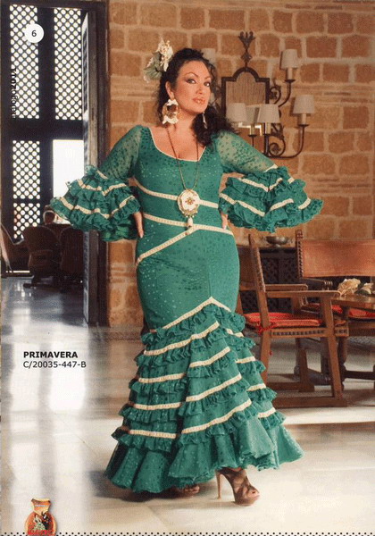 Robe flamenco pour dames. Primavera