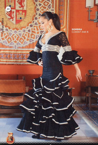 Trajes de Flamenca Señora. Sombra