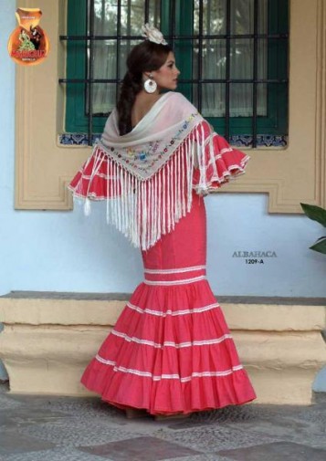 Costume de Flamenca modèle Albahaca