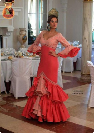 Costume de Flamenca modèle Cantaro