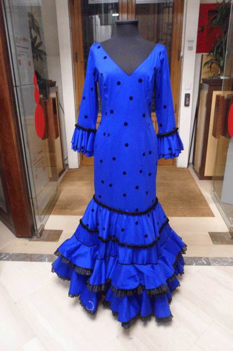 Outlet. Flamenca dress Amapola Azulon T.44