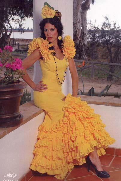 Robes flamenco pour dames: mod. Lebrija