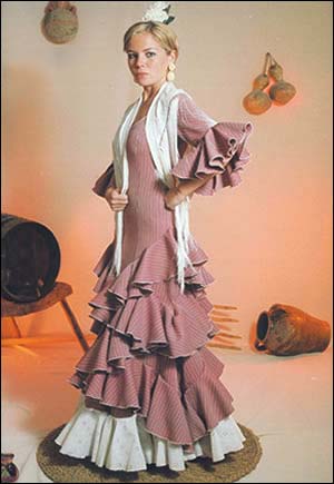 Ladies flamenco outfits: mod. Arrayan