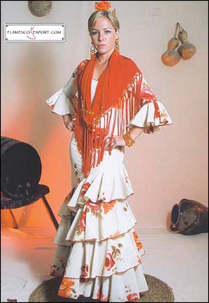 Ladies flamenco outfits: mod. Petúnia