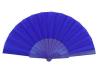 Plain fabric fan with plastic ribs