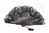 Black Lace Fan for Maid of Honor. Ref. 1305