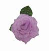 Grande Rose Fleur Flamenca. Modèle Parma. lilas. 15cm