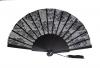 Black Blond Lace Fan for Ceremony. Ref. 1384N