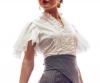 White Flamenco Blouses Online