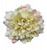 Fleur de Flamenco Pivoine classique Jaune clair. 12cm