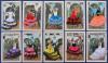 3D Post cards Couple Flamenca with Dress. Pack 10 Units
