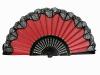 Abanico para baile flamenco con encaje. 60 cm x 33 cm