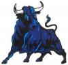 Blue bull - Sticker