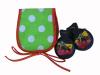 Green And White Polka Dots Case for Castanets