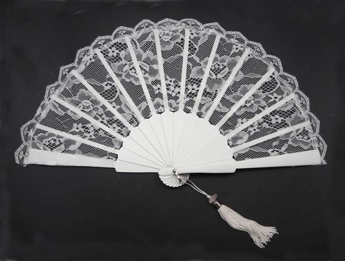 White Small Fan for Bride. Ref. 1308