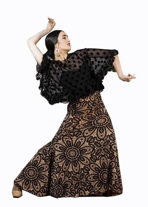Faldas flamencas - Faldas de flamenco baratas de baile ensayo. de Davedans, Happy Dance y faldas artesanales